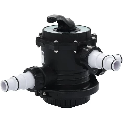 VidaXL Soupape à Multi-voies Pour Filtre à Sable ABS 1,5" 6 Voies