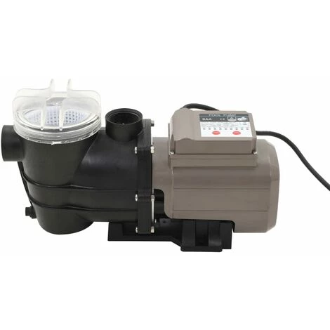 VidaXL Pompe De Piscine Avec Minuterie Noir 0,25 CH 8000 L / H – Image 2