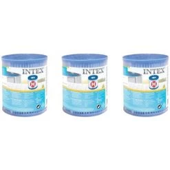 3 Cartouches De Filtration H - Intex - Blanc