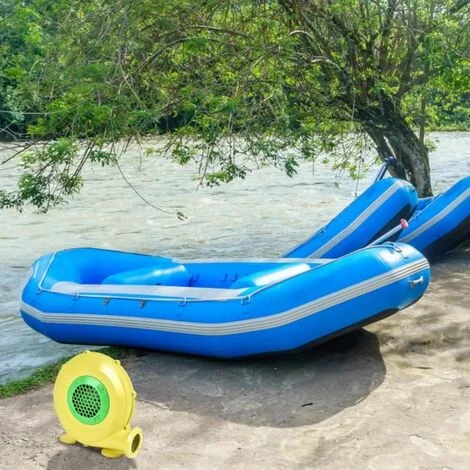 COSTWAY Souffleur Electrique Pompe Gonflable De Ventilateur Avec Moteur 380W Pour Château Gonflable Et Barbecue Jaune â Image 4