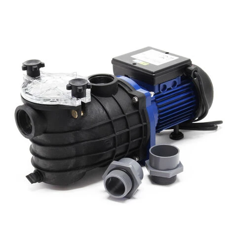 WILTEC Pompe Piscine 11700l/h 250 Watts Pompe Filtration Circulation Filtre Eau Pool Whirlpool Jardin – Image 2