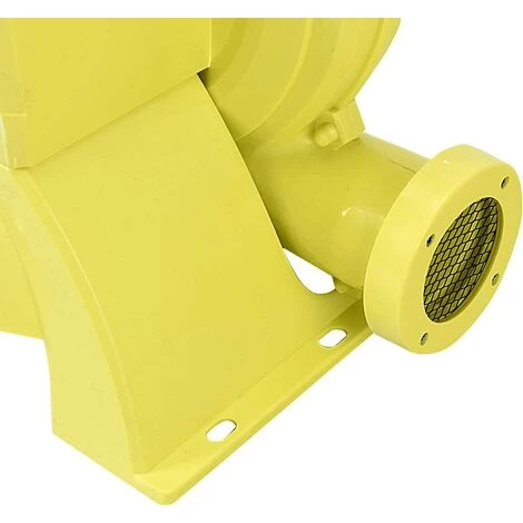 COSTWAY Pompe Gonflable De Ventilateur Electrique Avec Moteur 680W En Cuivre Et Cage En PP Pour Château Gonflable Et Arches Gonflable Jaune – Image 5