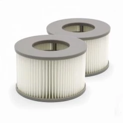 OVIALA Lot De 2 Cartouches De Filtration Pour Spa Gonflable TEKAPO - Blanc