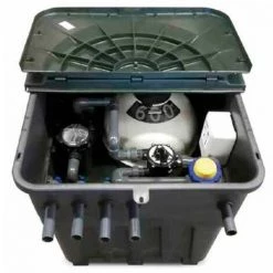 ASTRALPOOL Local Technique Enterré KEOPS - Filtre Ø 600 Mm - Pompe 1 CV - Electrolyseur De Sel