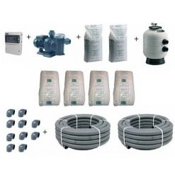ASTRALPOOL Kit De Filtration Pour Piscine Avec Bassin De 8 X 4 M Jusqu'à 60 M3