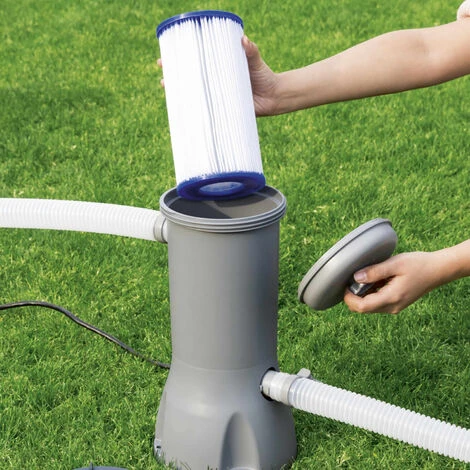 ALICE'S GARDEN Cartouche Filtrante Type 3/A Pour Pompe De Piscine - 10,6x20,3cm Compatible Avec Piscines Bestway Vostok 5x3m, Spinelle 5x3m Et Vostok 6x3m. – Image 2