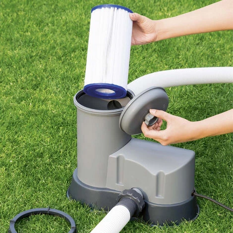 ALICE'S GARDEN Cartouche Filtrante Type 3/A Pour Pompe De Piscine - 10,6x20,3cm Compatible Avec Piscines Bestway Vostok 5x3m, Spinelle 5x3m Et Vostok 6x3m. – Image 3