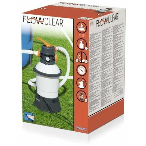 BESTWAY DEUTSCHLAND GMBH Filtre à Sable Pour Piscine 3.028 L/H – Image 2