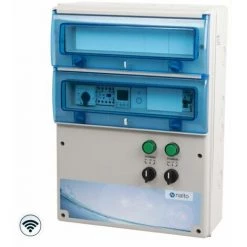 NALTO Coffret Piscine Connecté Pour Filtration + Éclairage 100W - Module Wifi Inclus Pour Commande Filtration