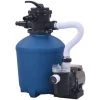 TRUE DEAL Pompe Filtrante à Sable Avec Minuterie 530 W 10980 L/h
