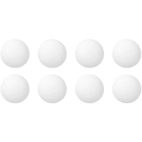 ASUPERMALL Boules De Filtre En Eponge Blanche, Boule De Filtre De Nettoyage De Piscine Reutilisable Ecologique, 8Pcs - 8Pcs