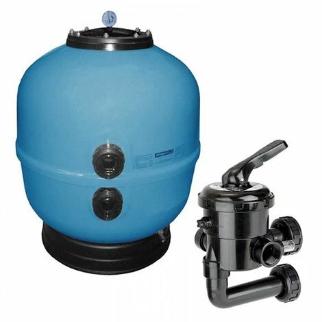 Plantawa Filtre à Sable Stratifié Ø500mm Avec Vanne Latérale Et Manomètre 3/4CV Haute Qualité