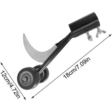 ABCRITAL Tondeuse À Gazon 2-En-1 Avec Extracteur De Mauvaises Herbes À Deux Roues, Arracheur De Mauvaises Herbes, Arrachez Les Herbes – Image 5