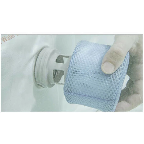 DONTODENT Lot De 6 Cartouches Filtrantes Avec Filet Pour Spa Gonflable MSPA - Blanc – Image 4