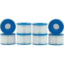 ECHOO Lot De 8 Cartouches Intex De Type S1 Pour Filtre à Jacuzzi, Cartouches De Rechange Pour Intex S1, Cartouche Filtrante De Type S1, Filtre De Piscine Pour Jardin, Piscine, Spa, Baignoire