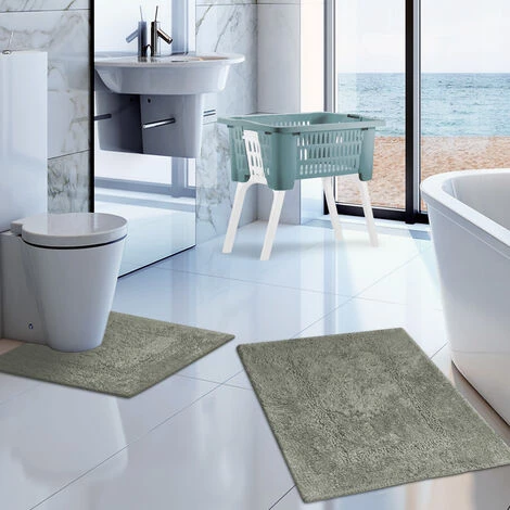 DEUBA 2x Corbeille à Linge Avec Pieds Pliables 38 Litres Poignées De Transport Linge 2x Blau (de) – Image 3