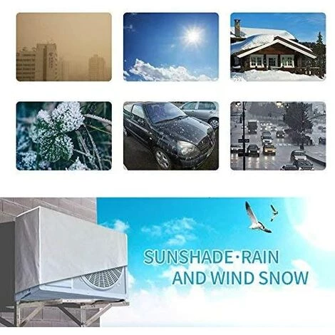 Bâche D'Hivernage Pour Pompe à Chaleur 90*90*4cm Fontainebleau â Image 3