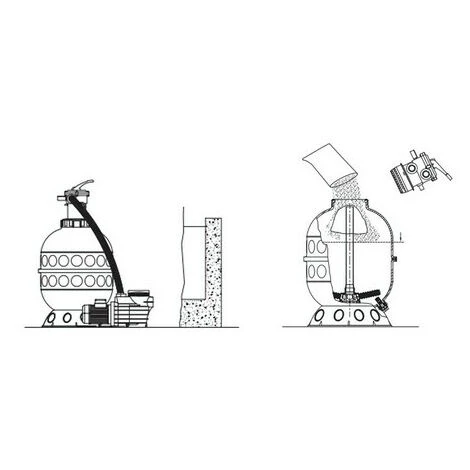 HAYWARD Filtre Pro Top Série Hi 6 M³/h Ø400 – Image 2