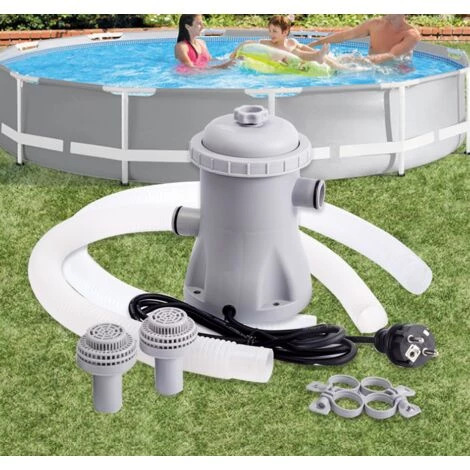 Pompe De Filtration De Piscine 110V-240V, Pompe à Eau De 330 Gallons, Pompe De Filtration D'eau De Circulation Pour Nettoyeur De Piscine (réglementation Américaine),HANBING – Image 4