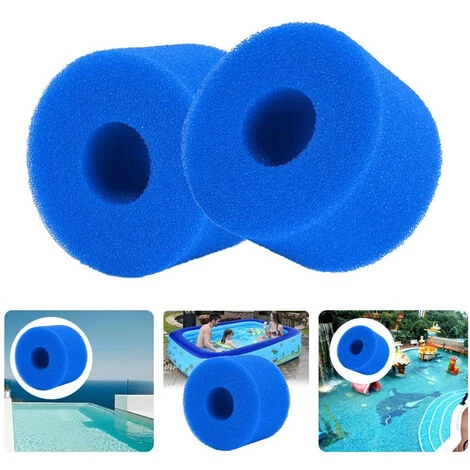 ZHUOXUAN 6 Pièces Éponge Filtrante Type S1, Cartouche De Filtre En Mousse, Réutilisables Et Lavables, Filtre En Mousse Pour Spa, Piscine – Image 2