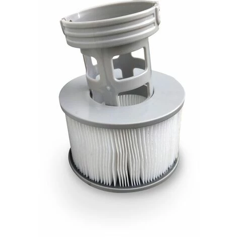 ZHUOXUAN 2 Cartouches Filtrantes De Remplacement Pour Spa Gonflable MSPA + 2 Filets De Protection – Image 3