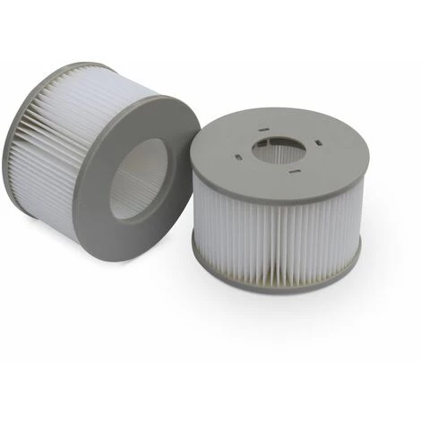 ZHUOXUAN 2 Cartouches Filtrantes De Remplacement Pour Spa Gonflable MSPA + 2 Filets De Protection – Image 4