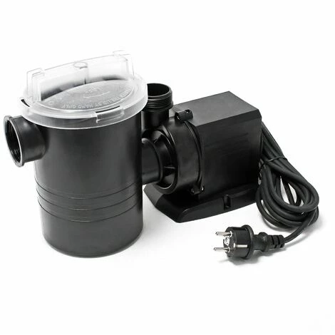 HELLOSHOP26 Pompe De Piscine 9000 Litres Par Heure Circulation 140 Watts Avec Filtre Eco