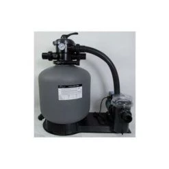 HELIOTRADE Kit De Filtration Complet Pour Piscine 8 M3/H - Pompe + Groupe + Vanne + Connexion