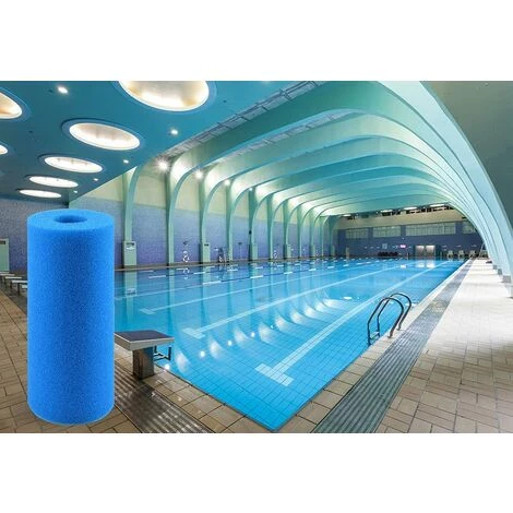 ELLE Éponge De Filtre De Piscine Lavable Réutilisable Poteau D'éponge De Nettoyage Bleu,20*10*4mm – Image 5