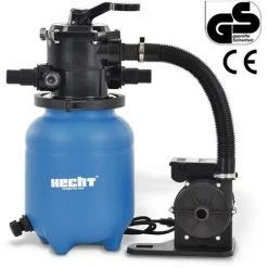 Hecht Jardin 302200 Système De Filtre à Sable De Piscine 6 M3/h 200 W Capacité De Sable 12kg