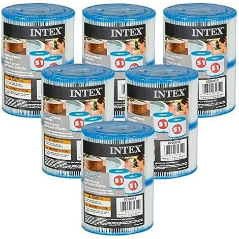 INTEX C INTEX 12 Cartouches Pure Spa (6 Lots De 2 Filtres)