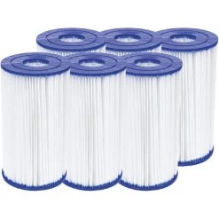 Lot De 6 Cartouches De Filtration Type IV/B - Bestway - Blanc