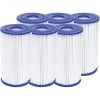 Lot De 6 Cartouches De Filtration Type III/A - Bestway - Blanc