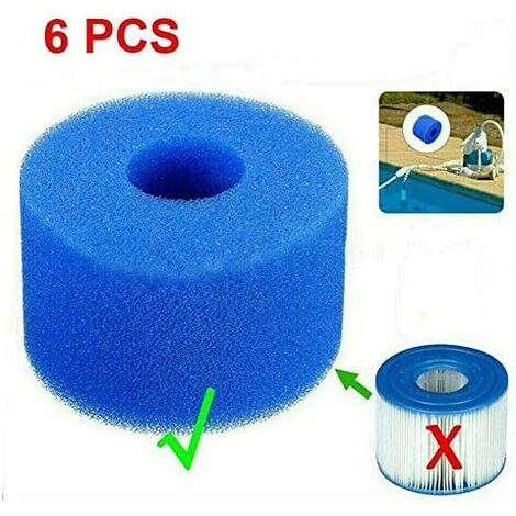 ILOVEMILAN Lot De 6 Cartouches Filtrantes Lavables Réutilisables S1 Bleu – Image 4