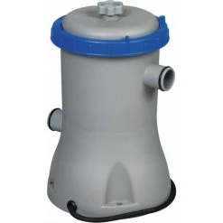 Lay-Z-Spa Bestway POMPE DE FILTRATION FLOWCLEAR - Cartouche Filtrante II - Pompe à Filtre à Cartouche - Bleu - Gris - 3,2 Cm - 1100 L - 14300 L - 220 - 240 V (58383)