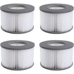 Lot De 4 Filtres De Rechange Pour MSPA Whirlpool Filter - Cartouches Filtrantes Pour Sous-bateaux Et Spa Chauds - Pour Piscines Gonflables, Modèle à Partir De 2020， Fontainebleau