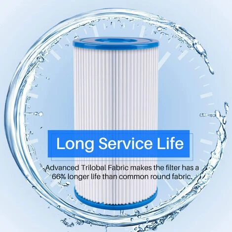 Filtre De Rechange Pour Type A Ou C, Compatible Avec Intex 29000E/59900E, Filtres De Piscine, évasions D'été Ou Vagues D'été Pour Piscines Hors Sol, Lot De 6, Fontainebleau – Image 5