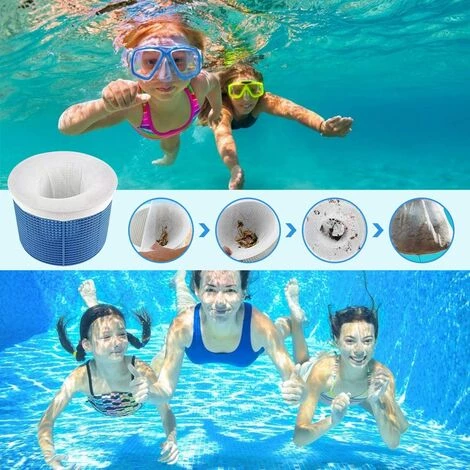 Chaussette Skimmer, Filtre Jetable Pour Skimmer Piscine & Spa Net Skim Nettoyage De Piscine Enlever Les Poils De Chien, Les Petites Particules 30pcs, Fontainebleau – Image 5