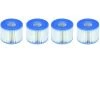 SUPERMARKET Lot De 4 Cartouches De Piscine PureSpa Type S1 Faciles à Installer,Superma,bleu