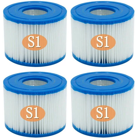SUPERMARKET Lot De 4 Cartouches De Piscine PureSpa Type S1 Faciles à Installer,Superma,bleu – Image 3