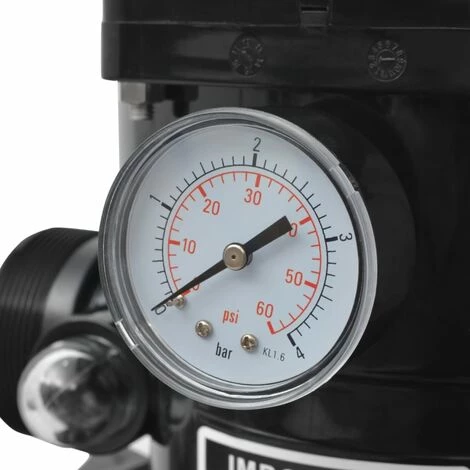 LITZEE Filtre à Sable Pour Piscine Avec Vanne 6 Positions Bleu 460 Mm # – Image 4