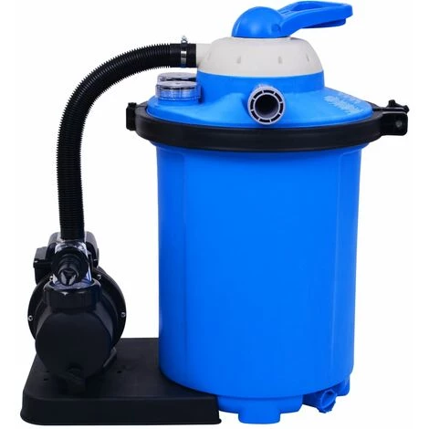 LITZEE Pompe De Filtration à Sable Avec Minuterie 550 W 50 L # – Image 4