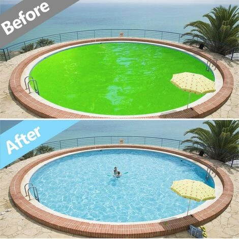 Boules De Filtre De Piscine 700g, Balles Filtrantes Réutilisables, Balles De Filtration Au Lieu De 25 Kg De Sable Filtrant, Utilisées Dans Les Piscines, Filtres à Sable, Filtration D'Eau (blanc),Irisfr – Image 2