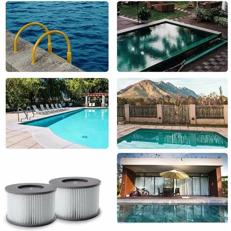 LANGRAY Filtre Spa Pour Mspa, Filtres Pour MSpa Piscines Gonflables, Cartouches Filtrantes Pour Spa Gonflable Mspa - Modèle à Partir De 2020 (2pcs) – Image 5