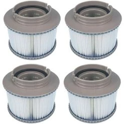 GUAZHUNIFR Lot De 4 Filtres De Rechange Pour MSpa FD2089, Cartouche De Filtre Pour Piscine, Et Spas,GU.B/bon