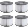 LONGZIMING Mscomft Lot De 4 Filtres De Rechange Pour MSPA Whirlpool Filter - Cartouches Filtrantes Pour Sous-bateaux Et Spa Chauds - Pour Piscines Gonflables - Modèle à Partir De 2020