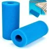 LONGZIMING Mousse Filtre Piscine Cartouches Filtrantes Réutilisables Préfiltre Mousse Éponge Filtrante Pour Piscine Spa Nettoyant Réutilisable Pour Éponge De Filtre Lavable Pour Bains à Remous Piscine(2 Pièces)