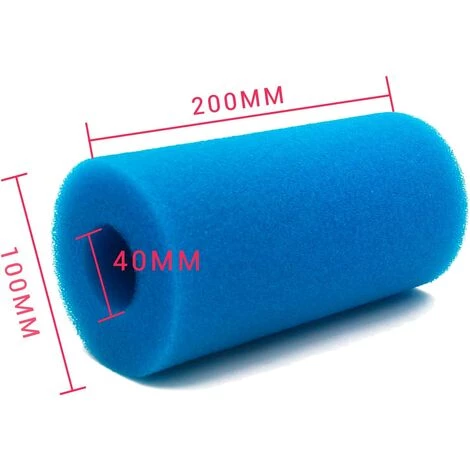 ALMI Éponge Filtrante Type A, 4 Pièces Filtre De Piscine En Mousse, Éponge Filtrantes Pour Filtre De Piscine, Cartouches Filtrantes En Éponge Réutilisables – Image 2