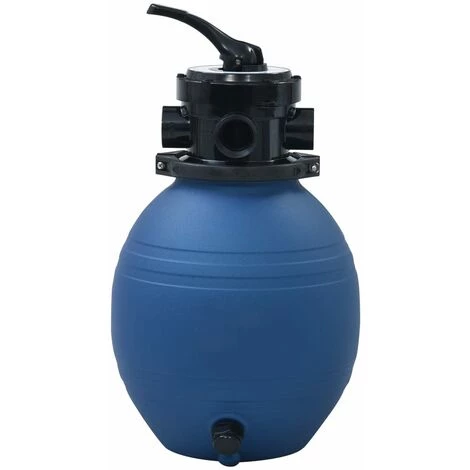 NOVA Filtre De Sable Pour Piscines Avec 4 Positions Bleues 300 Mm Filtre à Sable Pour Piscine Avec Vanne 4 Positions Bleu 300 Mm – Image 3