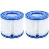 ALMI Lot De 2 Cartouche De Rechange Pour Filtre Bestway Cartouche Filtrante VI Pour Lay-Z-Spa Miami, Vegas, Monaco